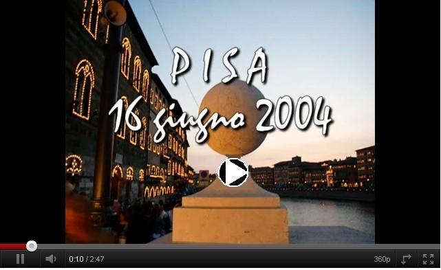 PISA la luminaria di San Ranieri il 16 giugno.